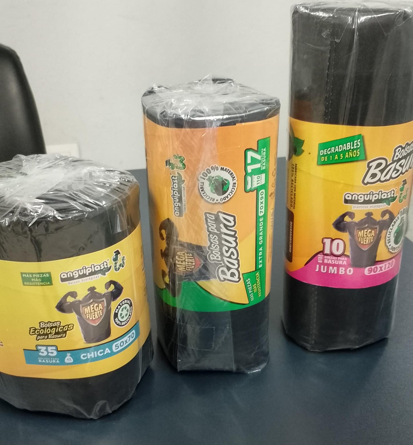 Bolsa para basura en rollo