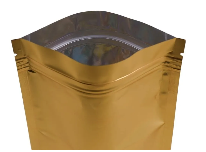 Stand Up Pouch 100 Bolsas Dorada 11x15cm 150gr Mini